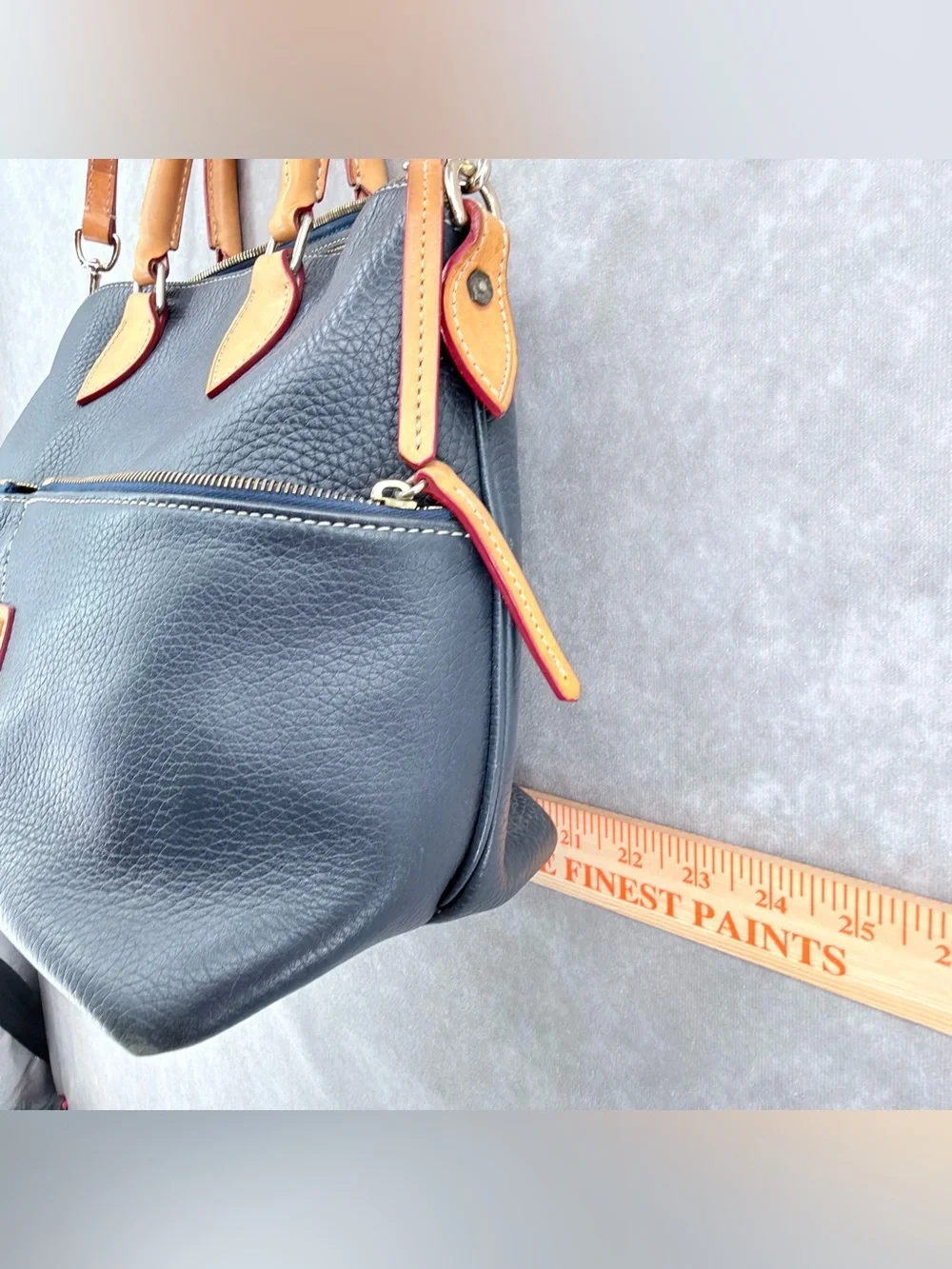 Dooney & Bourke navy pebbled